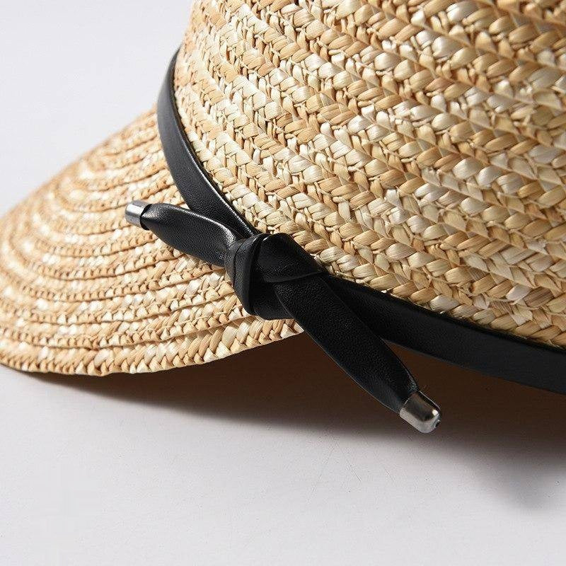Casquette de plage en paille