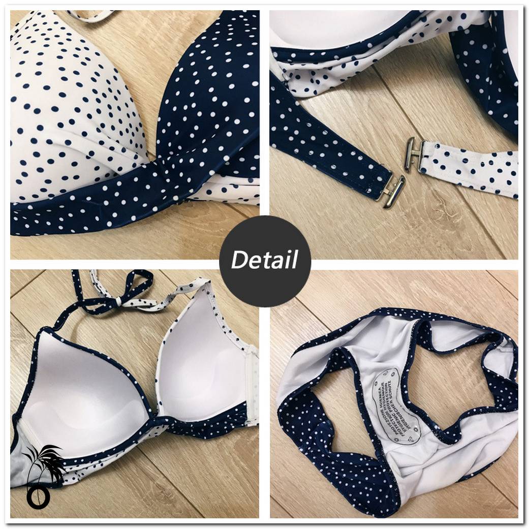 Bikini push-up sexy imprimés