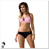 Bikini push-up sexy bicolore