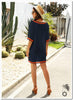 Robes de plage femme bleu