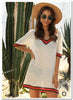 Robes de plage femme blanc