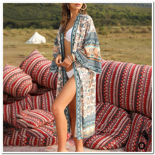 kimono femme plage