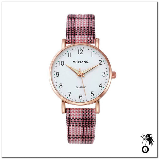 Montre femme bracelet cuir