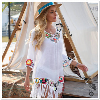 Robe de plage au crochet