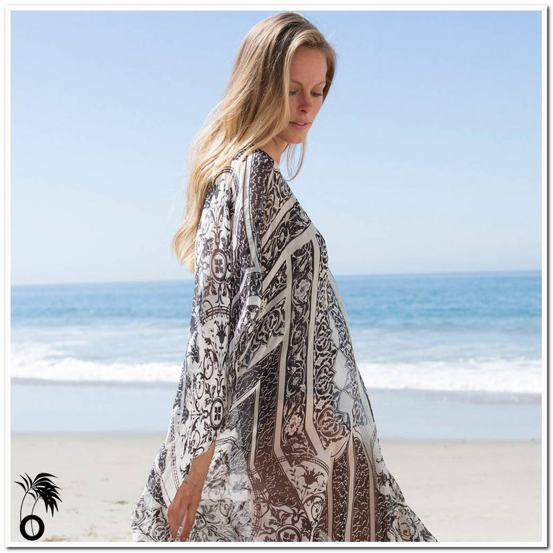 Robe de plage Paréo Col V Dina