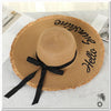 Chapeau paille femme