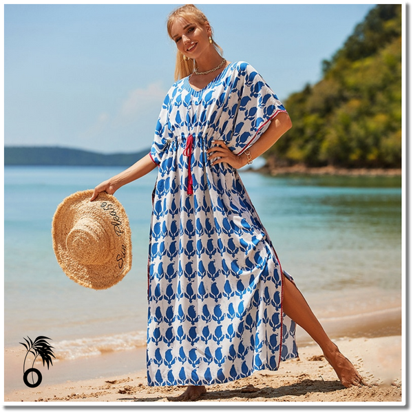 Caftan femme plage sale