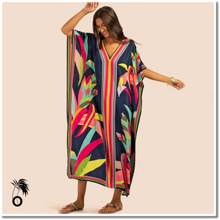Caftan de Plage Tropical