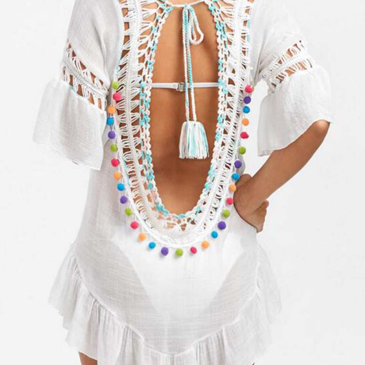 Robe de Plage ajourée Vitalina
