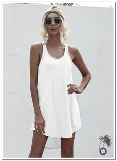 Robe de plage coton