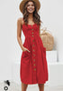 Robe de plage Lisa rouge 2019 larobedeplage.fr
