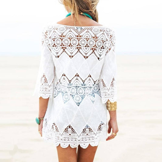 Robe de plage dentelle Gladie