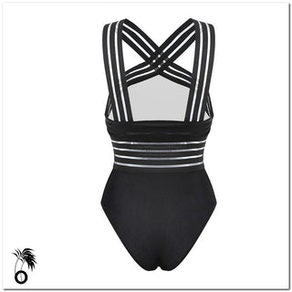 Maillot de bain une pièce croisé