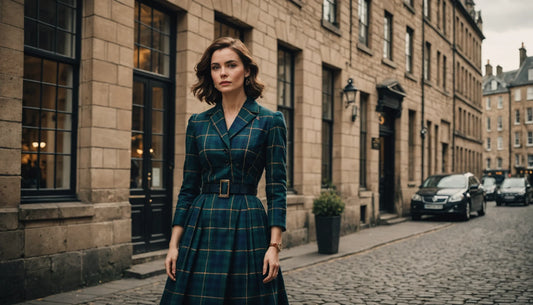 Elégance intemporelle : la robe tartan qui sublime