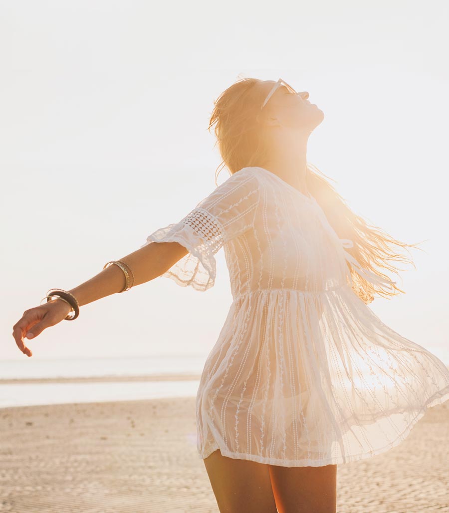 Robe de Plage Multicolore - Ondine | Soleil et Sable Robe de Plage Multicolore - Ondine | Soleil et Sable
