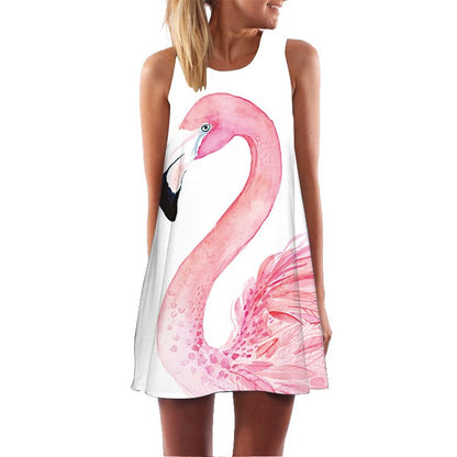 Robe de plage Flamingo