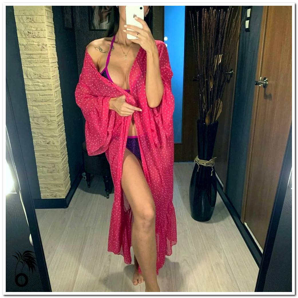 Robe de plage longue à pois Apolline