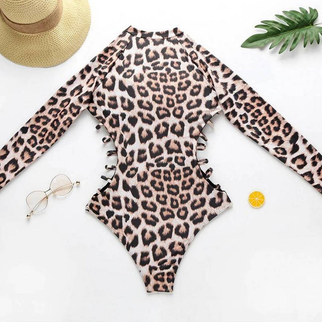 Maillot de bain une pièce manche longue