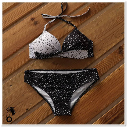 Bikini push-up sexy imprimés