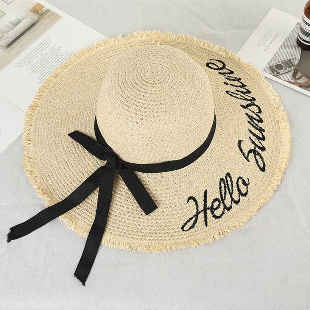 Chapeau paille femme