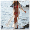Eté 2020 : robe de plage longue blanche Irma - Larobedeplage.fr