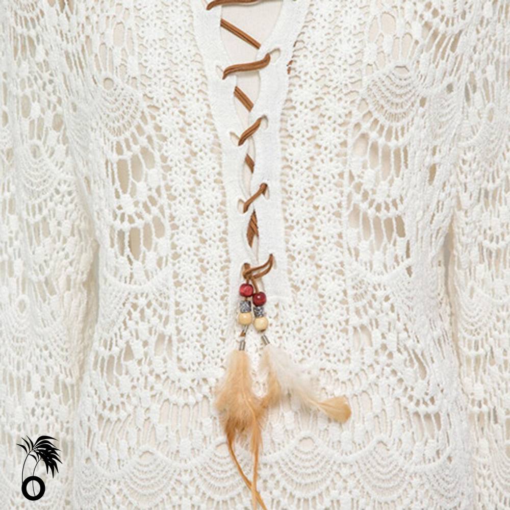 Robe de plage au crochet Maëlys