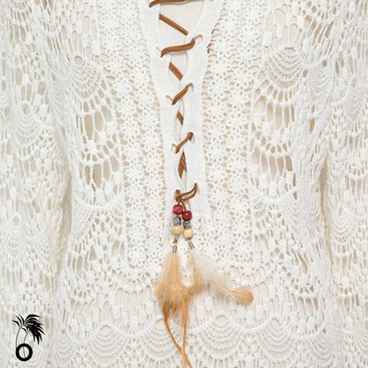Robe de plage au crochet Maëlys