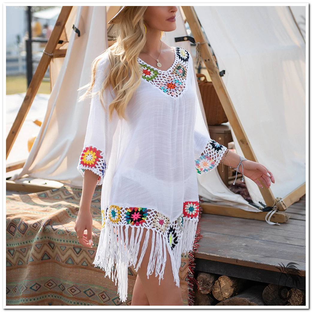 Robe de plage au crochet | Larobedeplage.fr