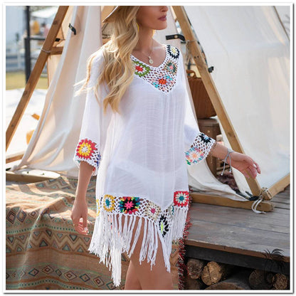 Robe de plage au crochet | Larobedeplage.fr