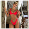 Bikini Brésilien rouge | Larobedeplage.fr