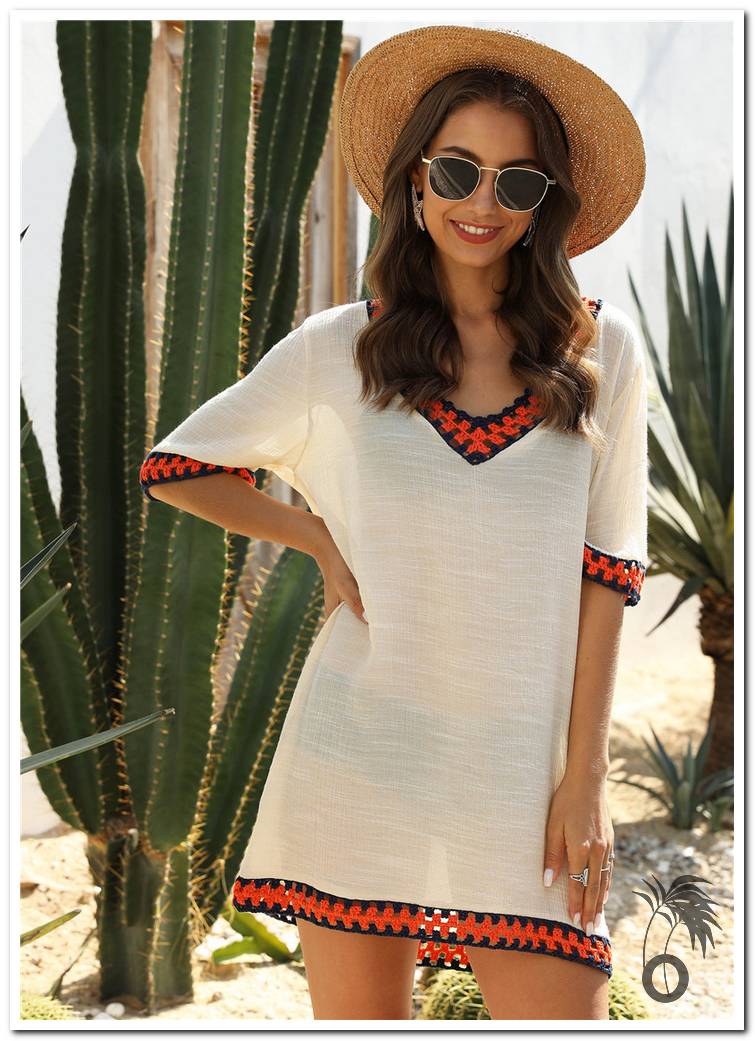 Robes de plage femme blanc