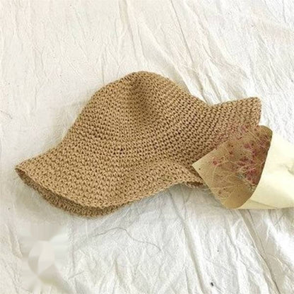 Chapeau en paille souple à larges bords Stella