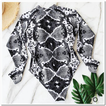 Maillot de bain une pièce manche longue