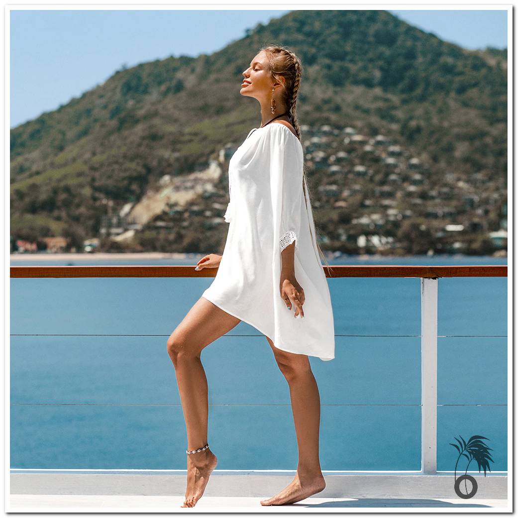 Robe plage blanche | Larobedeplage.fr