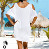 Robe de plage T Shirt Summertime blanc larobedeplage.fr