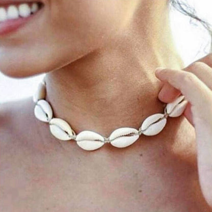 Collier de coquillage bijou de plage