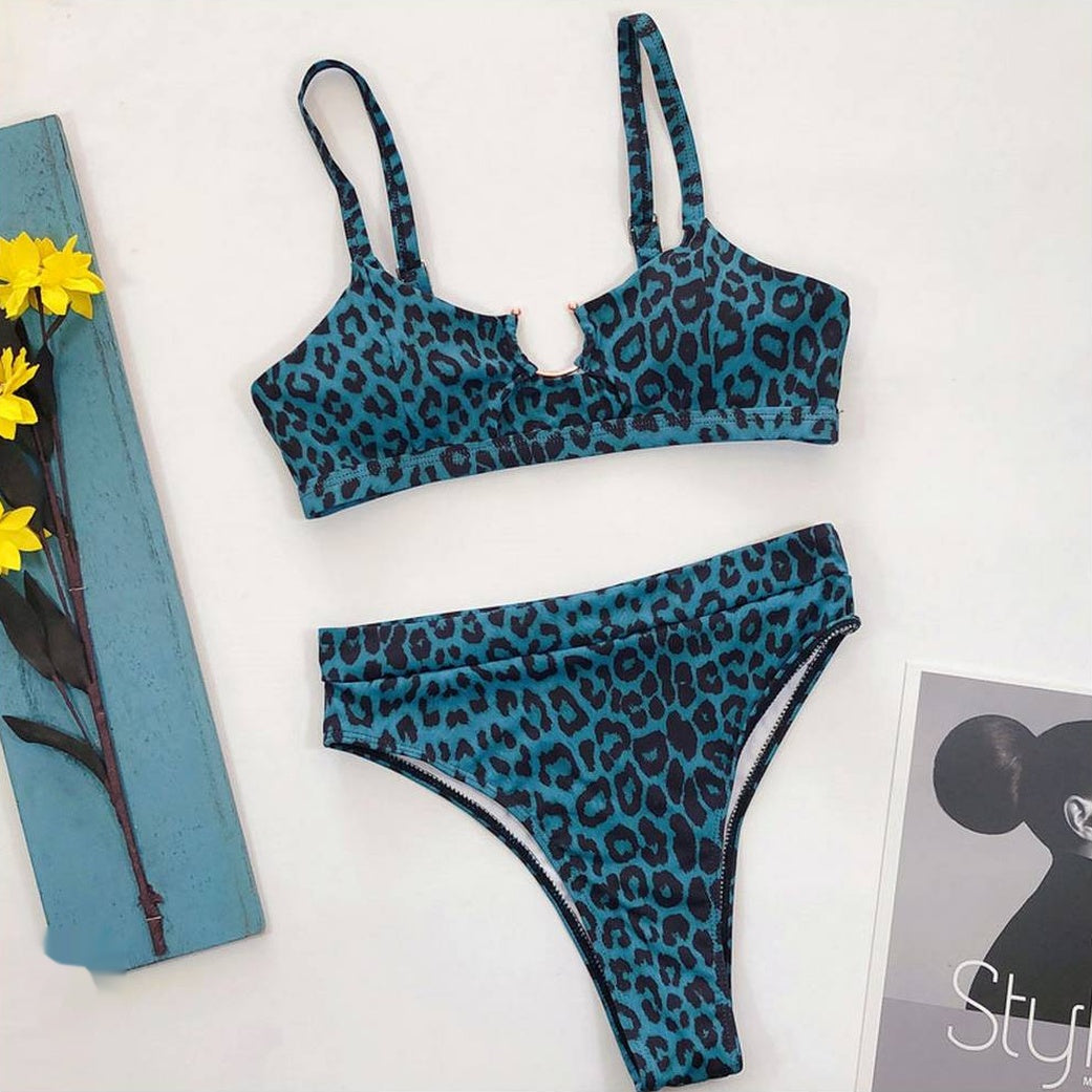 Maillot femme léopard larobedeplage.fr