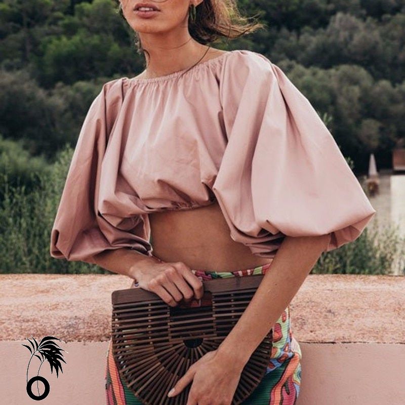 Blouse Top Dos Nu Chic