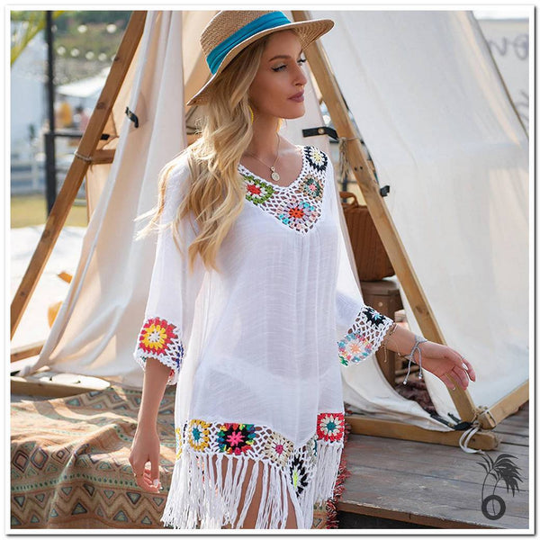 Robe de plage au crochet