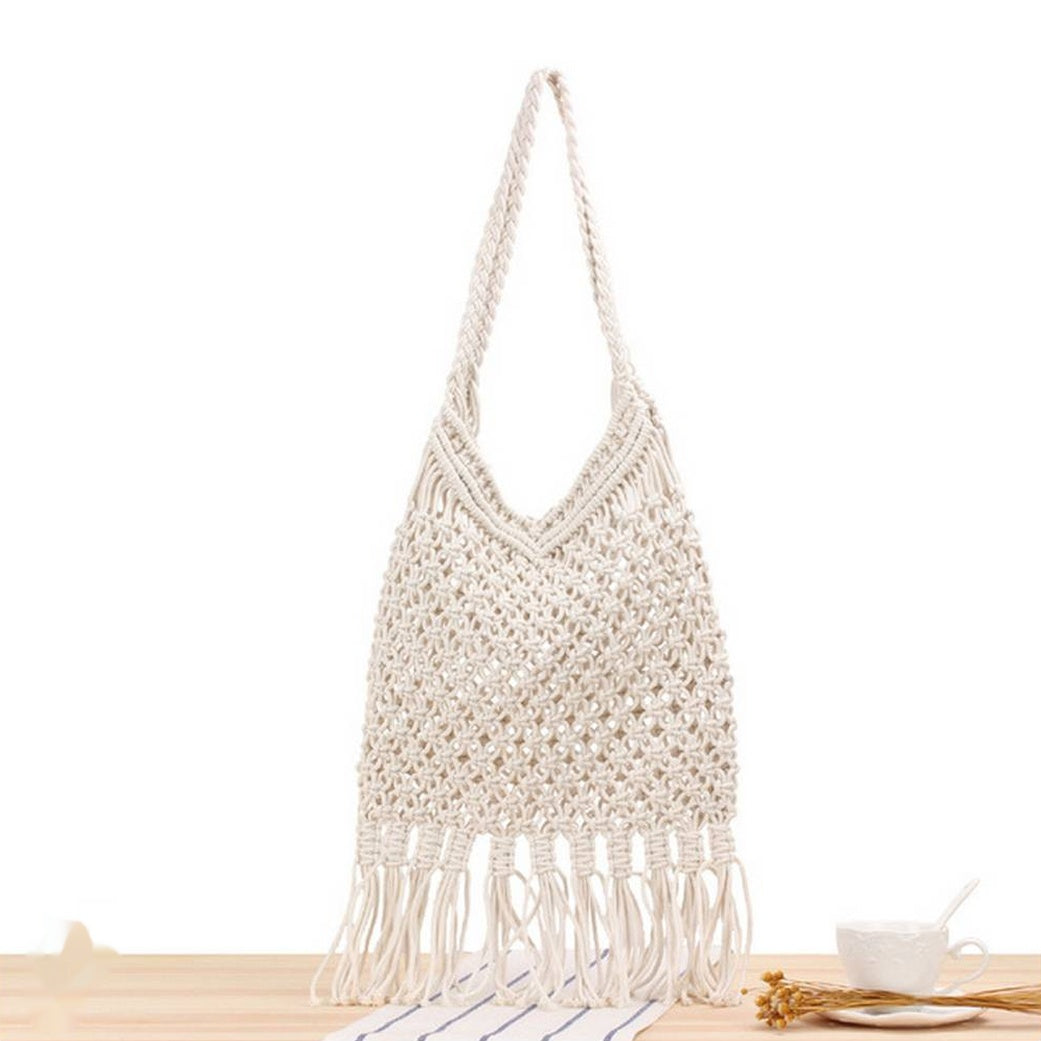 Sac de plage blanc - Larobedeplage.fr