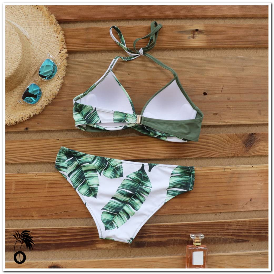 Bikini push-up sexy imprimés