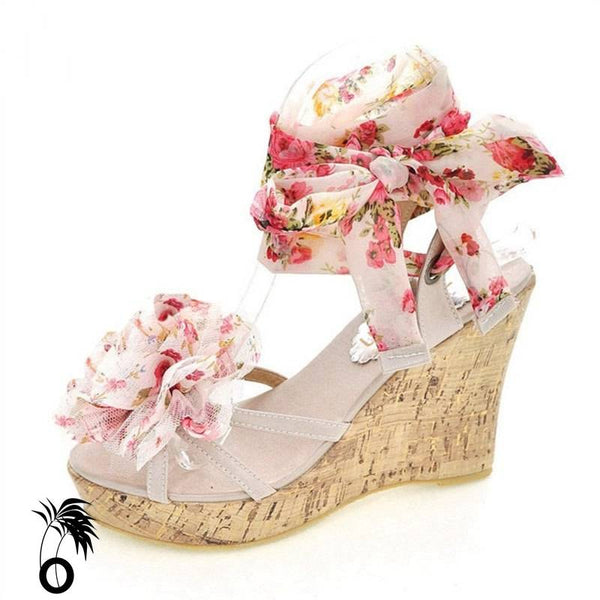 Sandales compensées Maëva