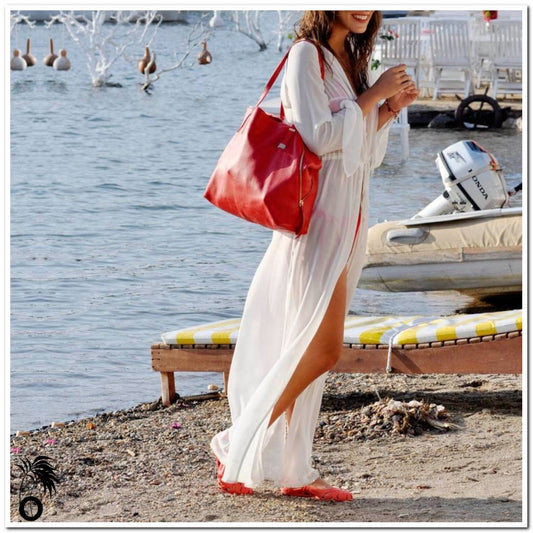 Eté 2020 : robe de plage longue Irma - Larobedeplage.fr