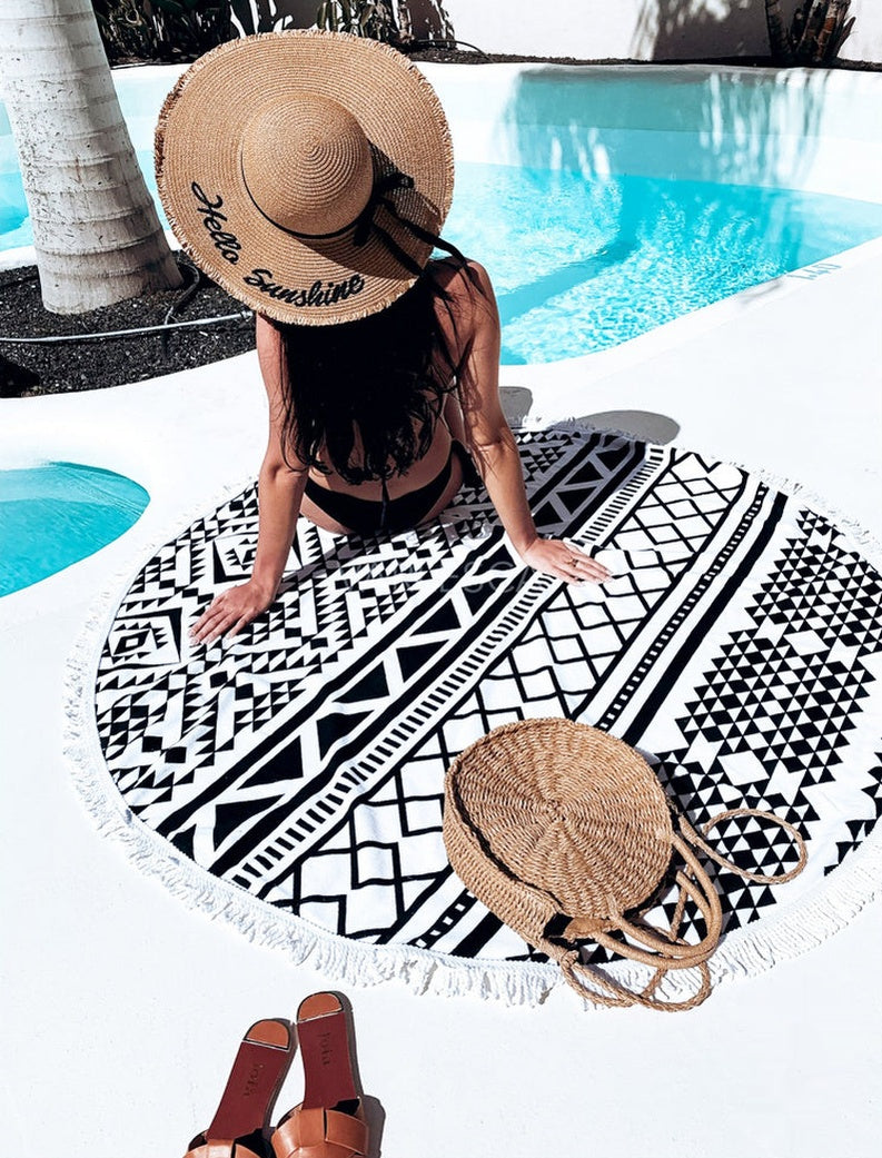 Chapeau paille femme - Larobedeplage.fr