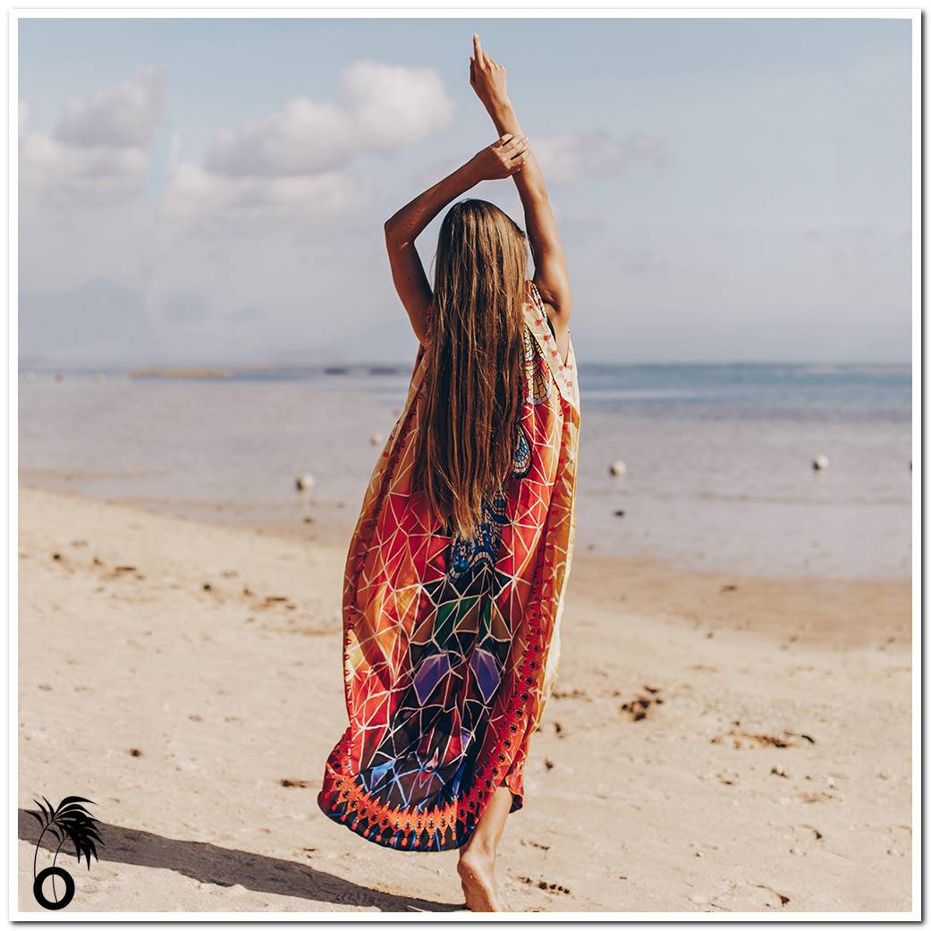 Robe de plage Boho Carole