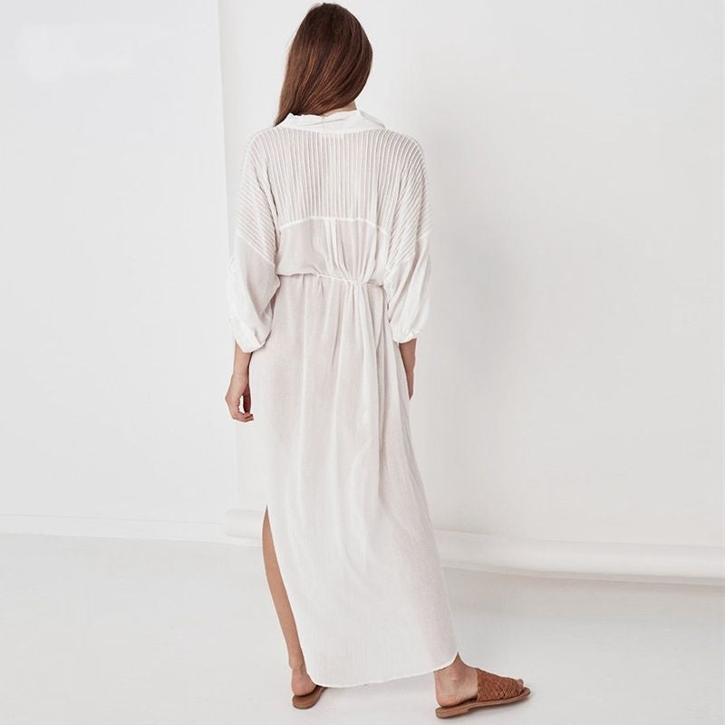 Robe de plage blanche Vanina