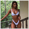 Bikini Brésilien Blanc | Larobedeplage.fr