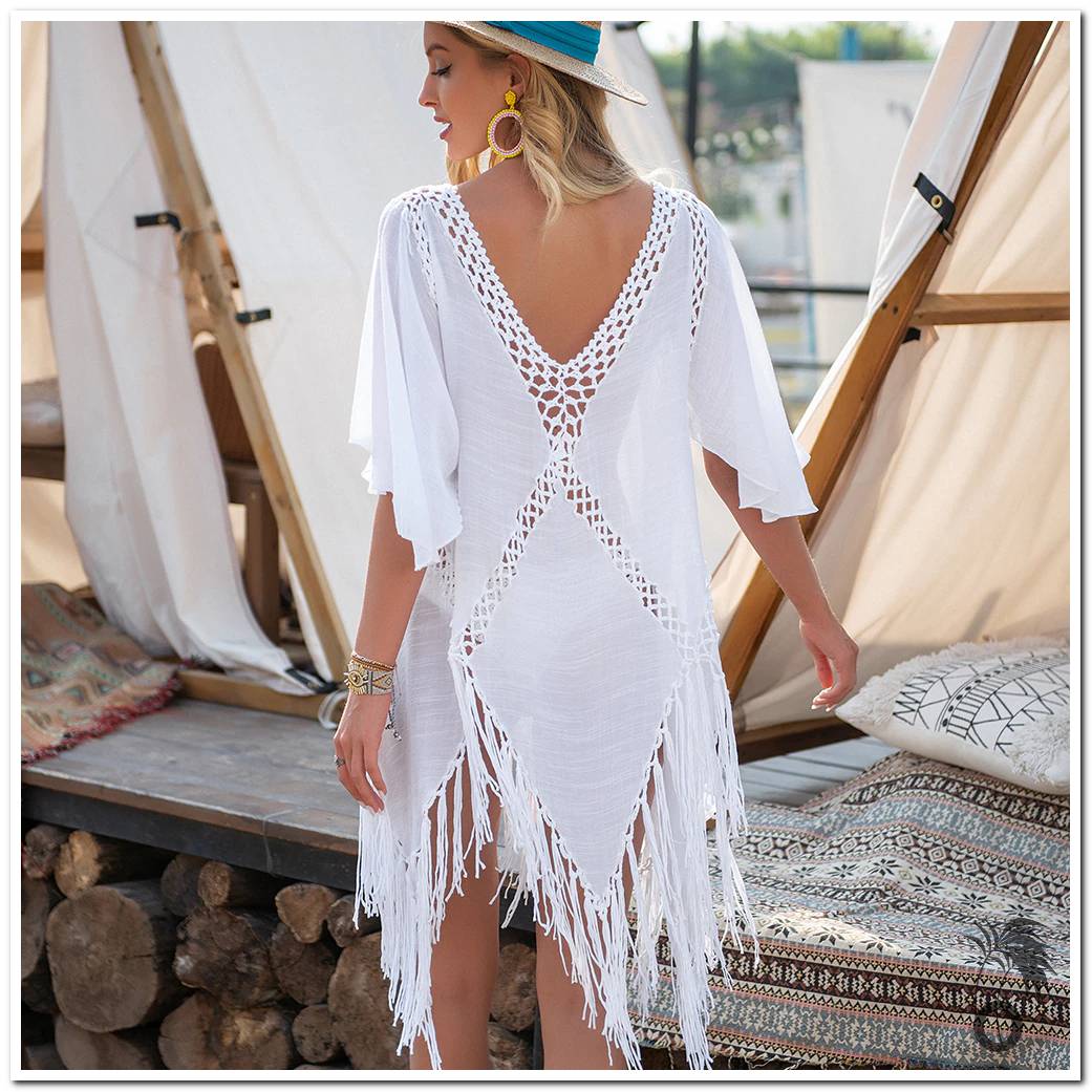 Robe de plage dos nu