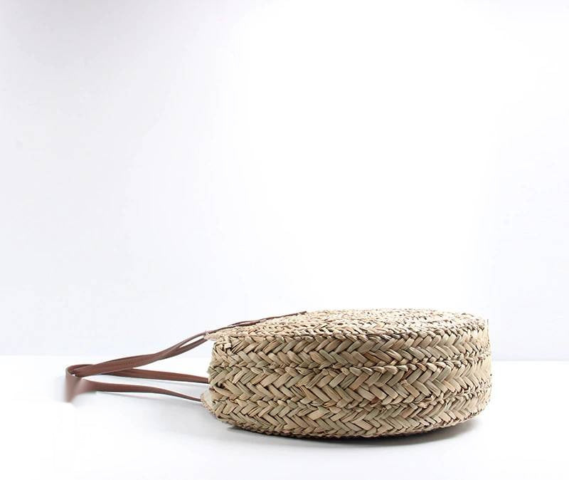 Sac de plage en Osier Naturel Tressé à la Main