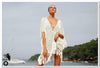 Robe de plage blanche sexy - Larobedeplage.fr